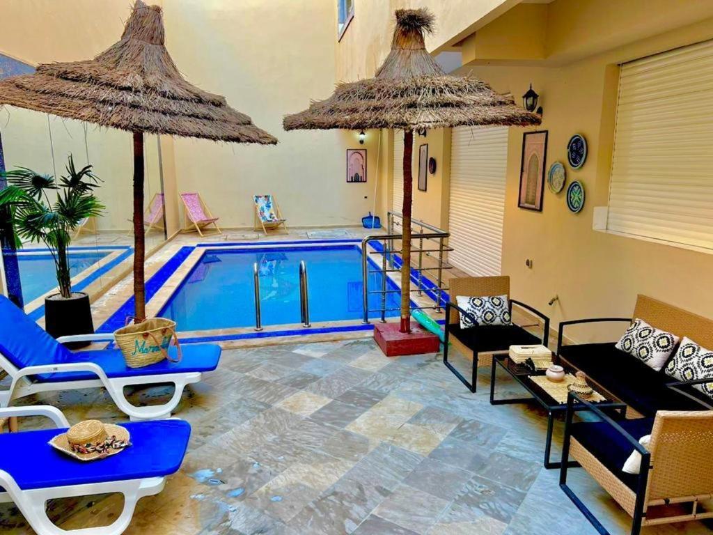 Appartement Marrakech Avec Piscine Privee Marrakesh Exterior foto